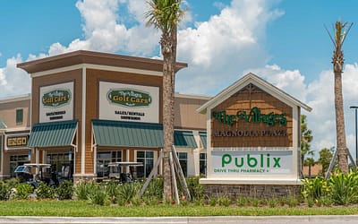 Pressure Washing on Orlando’s Shopping Plazas